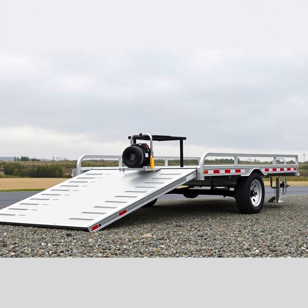 Car Hauler with Winch